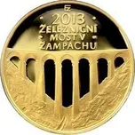 Zlatá mince 5000 Kč 2013 Železniční…