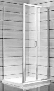 Sprchové dveře Jika LYRA PLUS Skládací sprchové dveře, 80cm, sklo stripy 2.5538.1.000.665.1