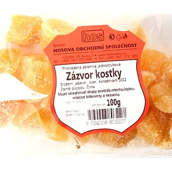 Zelenina Hos Zázvor kostky 100 g