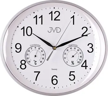 Hodiny Nástěnné hodiny JVD HTP64.1 s vlhkoměrem a teploměrem 