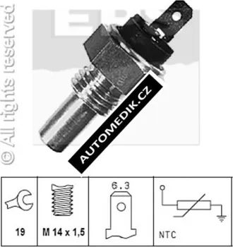 Čidlo automobilu Snímač teploty chladicí kapaliny EPS (EPS 1.830.015)