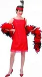Charleston šaty červené