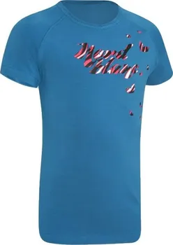 Chlapecké tričko Dívčí triko Nordblanc NBFKT2839S modrý květ