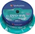 Optické médium Verbatim DVD-RW 4x, 25ks cakebox