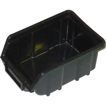 Ukládací bedna zkosená 165 x 110 x 75 mm černá