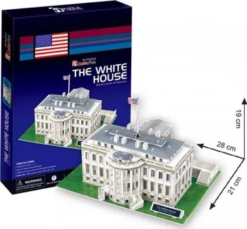 3D puzzle CubicFun Washington Bílý dům 64 dílků