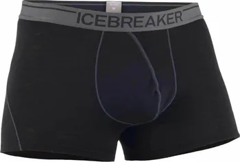 Pánské termo spodní prádlo Icebreaker BF150 Mens Anatomica Boxers Black - pánské funkční boxerky velikost Icebreaker L
