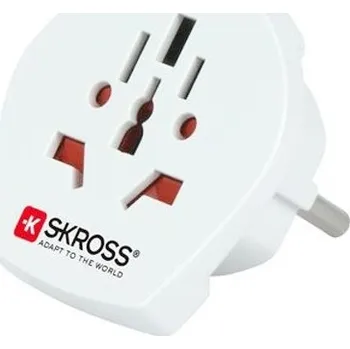 Adaptér k notebooku SKROSS cestovní adaptér pro cizince v ČR, bílý