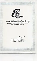 Kosmetika na nohy tianDe Regenerační krém na chodidla s hadím tukem 30g 