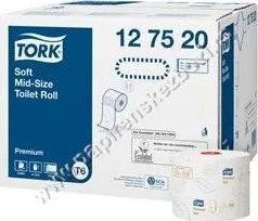 Toaletní papír Toaletní papír kompaktní role TORK Premium Extra Soft 2vrstvy bílý cena za balení 27ks