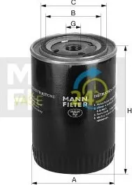 Olejový filtr Filtr olejový MANN (MF W9035)