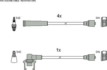 Zapalovací kabel Sada zapalovacích kabelů STARLINE (ZK 6384) RENAULT