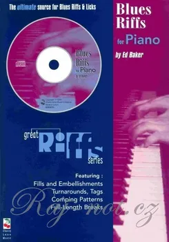 BLUES RIFFS FOR PIANO + CD piano