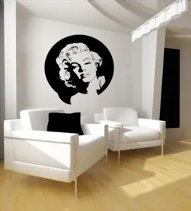 Samolepící dekorace Samolepka na zeď Marilyn Monroe