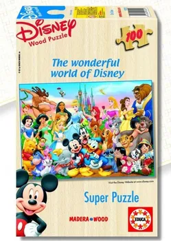 Puzzle Educa Disney báječný svět 100 dílků