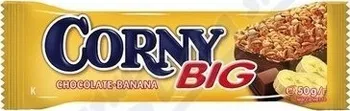 Čokoládová tyčinka Corny Big müsli tyčinka banánová 50 g