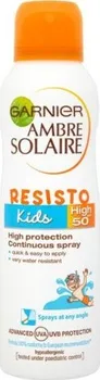 Přípravek na opalování Garnier Ambre Solaire Kids Protection Spray SPF 50+ 150 ml