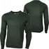 Shine Mens Nep Crew Knit Knit Pullover Dark Green