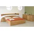 Dřevěná postel Petra - rovné čelo 220x100
