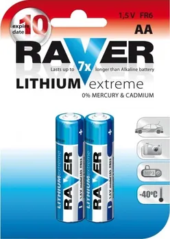 Článková baterie Baterie RAVER FR6 LITHIUM