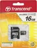 Paměťová karta Transcend microSDHC 16 GB Class 4 + SD adaptér (TS16GUSDHC4)