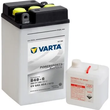 Motobaterie Varta Powersports Freshpack B49-6 6V 8Ah 40A 