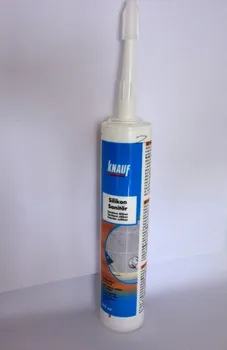 Stavební silikon Sanitární silikon KNAUF WEISS bílý 310 ml