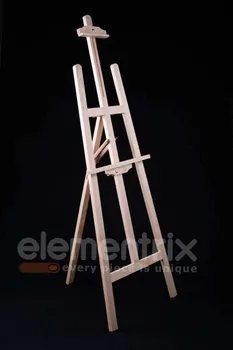 Malířský stojan Ateliérový dřevěný malířský stojan 140cm MSV NEsložený