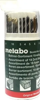 Vrták METABO sada vrtáků na dřevo, kov, cihly - 18 dílů 627190 