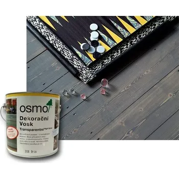 Olej na dřevo Osmo dekorační vosk transparentní 3161 ebenové dřevo 0,125 l