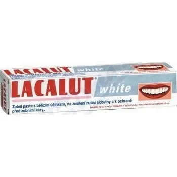 zubní pasta Lacalut white zubní pasta 75ml bělící bez peroxidu