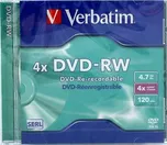 Verbatim DVD+RW 4,7 GB 120 min 4x jewel…