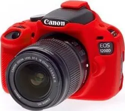 EASYCOVER silikonové pouzdro pro Canon EOS 1200D červené