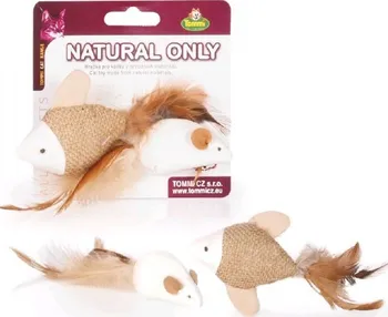 Hračka pro kočku Natural Only - Rybka + myška