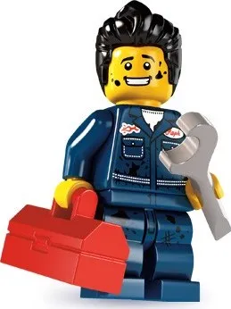 Díl pro stavebnice LEGO 8827 Minifigurka - Mechanik