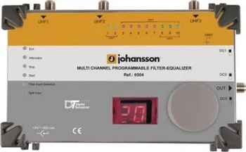 Anténní zesilovač Anténní filtr (equalizer) programovatelný LTE Johansson 6504