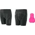 cyklistické kraťasy Force Lady-1 do pasu s vložkou