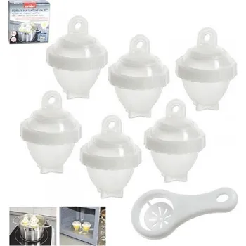 Orion Forma na vaření vajec bílá 6 ks Orion Forma na vaření vajec bílá 6 ks