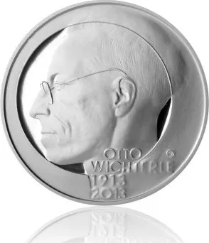 Česká mincovna Stříbrná mince 200 Kč 2013 Otto Wichterle 13 g