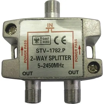 Anténní zesilovač BZT satelitní rozbočovač 2x 5-2450  MHz