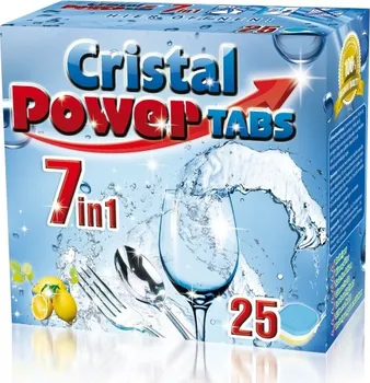 Tableta do myčky Cristal Power Tabs 7v1 25 ks - tablety do myčky