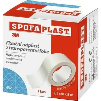 Náplast 3M Spofaplast Náplast fix.transp.folie 432 5mx25mm