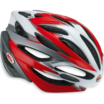 Cyklistická přilba Bell Array červená/bílá