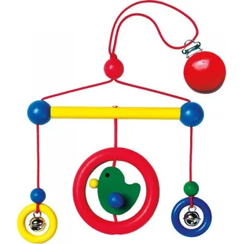 Hračka na kočárek Mertens závěs do kočárku Kachna