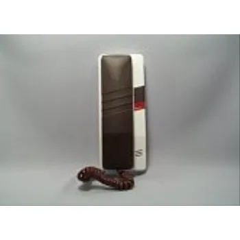 Stolní telefon Tesla DT 93 bílo-hnědý 4+n