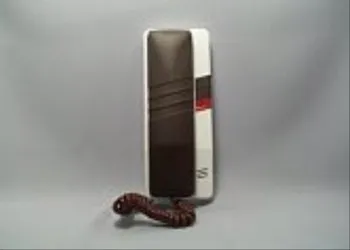 Stolní telefon Tesla DT 93 bílo-hnědý 4+n