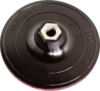 Brusný talíř EXTOL CRAFT nosič brusných výseků-M14, suchý zip 125mm 108500
