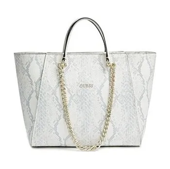 Kabelka Guess Nikki Python-Print Chain Tote