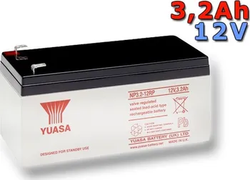 Záložní baterie Staniční (záložní) baterie YUASA NP3.2-12, 3,2Ah, 12V