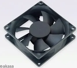 PC ventilátor Akasa DFS802512L 8cm, černý